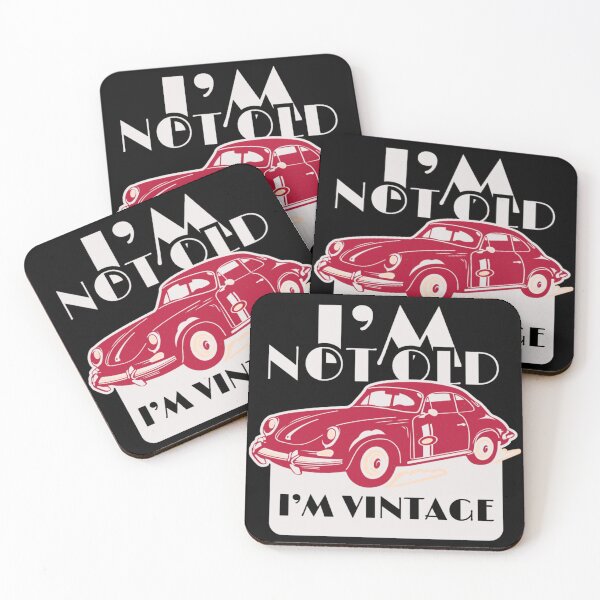 Item preview, I am not old I am clasic funny vintage car  designed and sold by Kawabijutsu21.