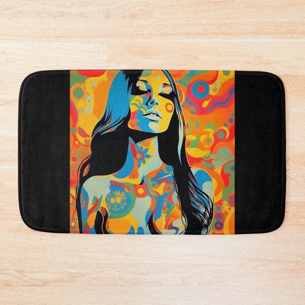 Artikelvorschau, Hippie Tattooed Woman Triptych 02 entworfen und verkauft von CoolMantras.