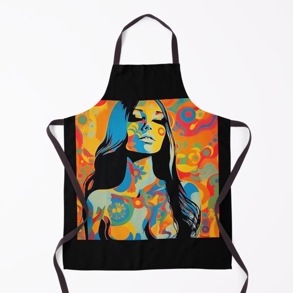 Item preview, Hippie Tattooed Woman Triptych 02 designed and sold by CoolMantras.
