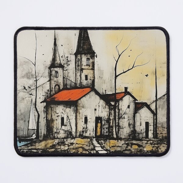 Item preview, Lake sevan colorful travel vintage graphics designed and sold by wonderfulpark.