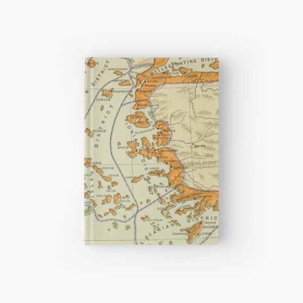 Item preview, Vintage Map of Ancient Greece (1904) designed and sold by BravuraMedia.