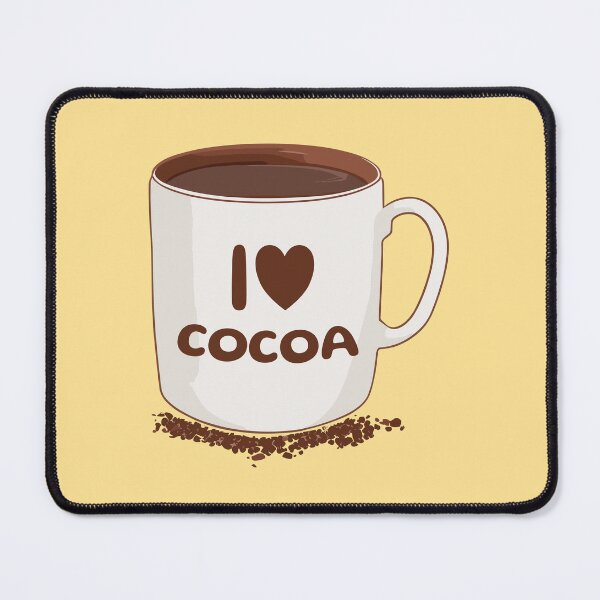 Item preview, I love cocoa. A mug of warm cocoa for cocoa lovers. designed and sold by twisted-dot.