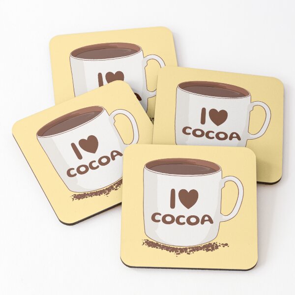 Item preview, I love cocoa. A mug of warm cocoa for cocoa lovers. designed and sold by twisted-dot.