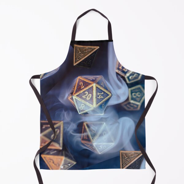 Item preview, Dungeons and Dragons dnd dice set: smoky metal dice set designed and sold by DungeonAtelier.
