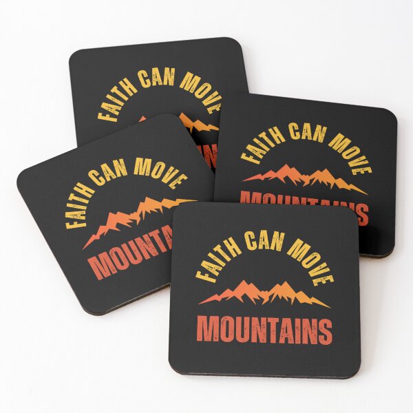 Item preview, Faith can move mountains designed and sold by Heraldry design.