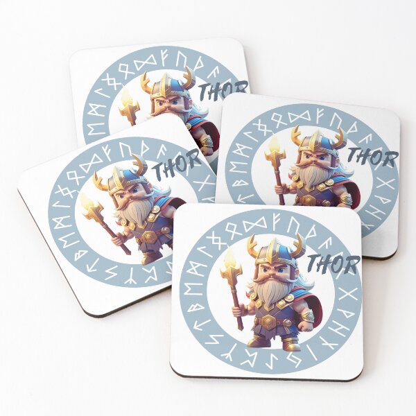 Item preview, "Mjölnir's Might: Embrace Thor, Nordic Thunder God" designed and sold by Lahate.