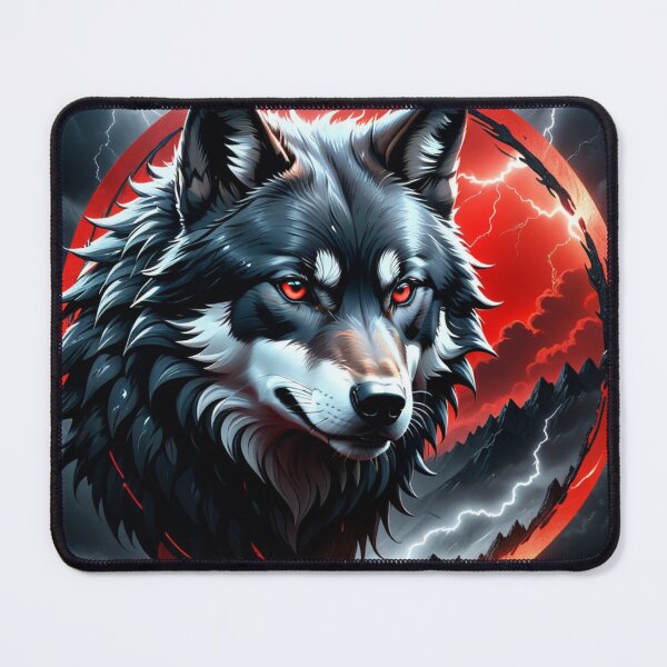 Item preview, BLACK WOLF, TRENDING T SHIRT, MUG,FACE MASK,STICKER, designed and sold by Eandbeyond.