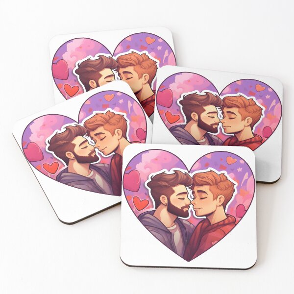 Item preview, Valentines day Gay love couple designed and sold by Anbe_design.