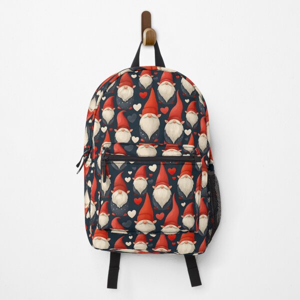Item preview, Gnome Love: A Festive, Cozy Red & Navy Pattern designed and sold by VoyteksDesigns.