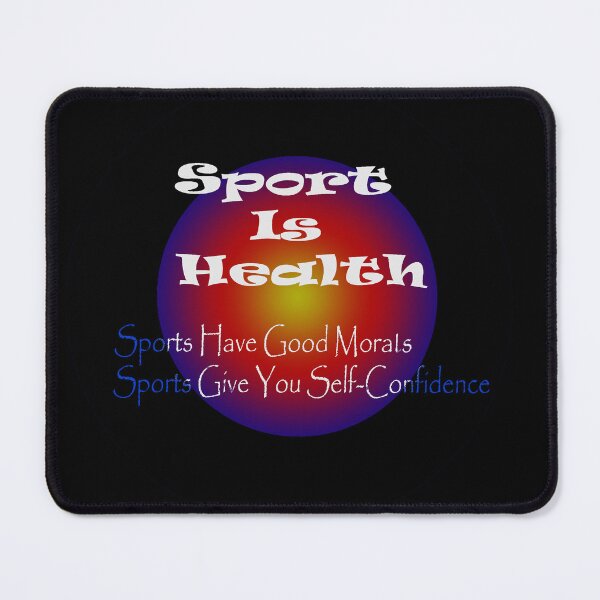 Item preview, Sport is health designed and sold by Malik-Designs.