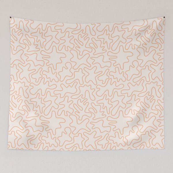 Item preview, Doodles Pattern - Peach Fuzz - Squiggly Lines designed and sold by Kevin-PR.