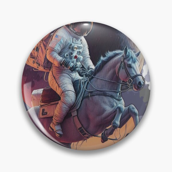 Item preview, Celestial Symphony: Astronaut Riding Majestic Horse Through Cosmic Odyssey designed and sold by zax454.