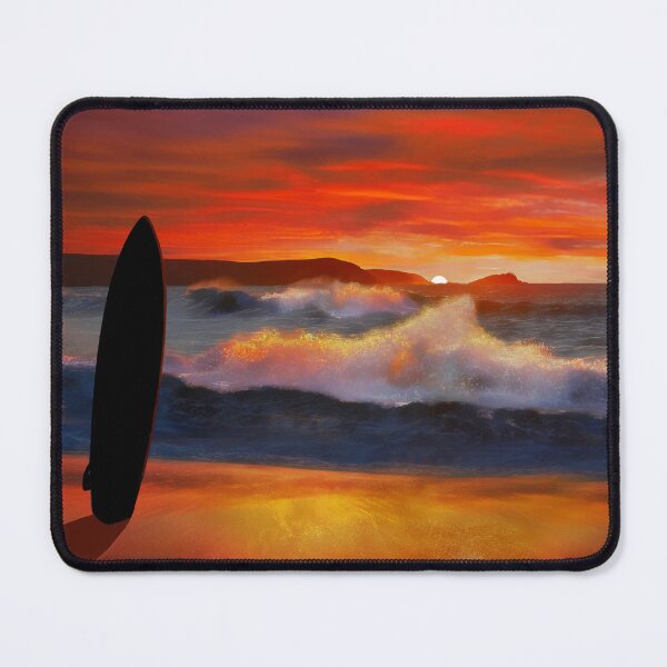 Item preview, Fistral Beach Sunset Surf designed and sold by Alisonchambers2.