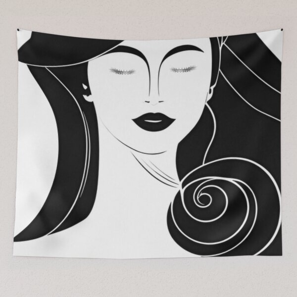 Item preview, a lady with star eyes designed and sold by JangmiHorang.