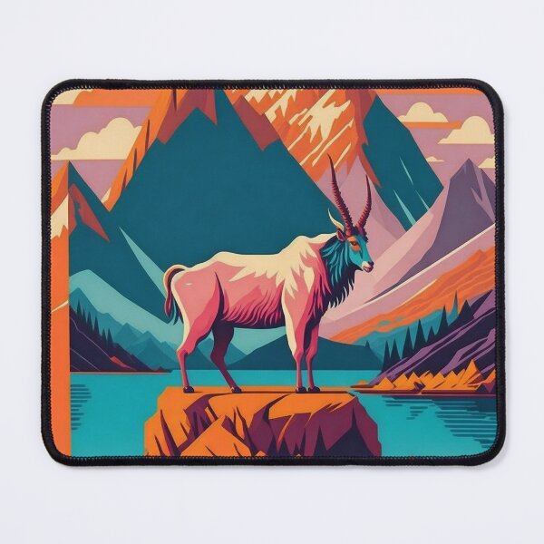 Item preview, Alpine Majesty: Breathtaking Mountain Chamois in Digital Harmony designed and sold by zax454.
