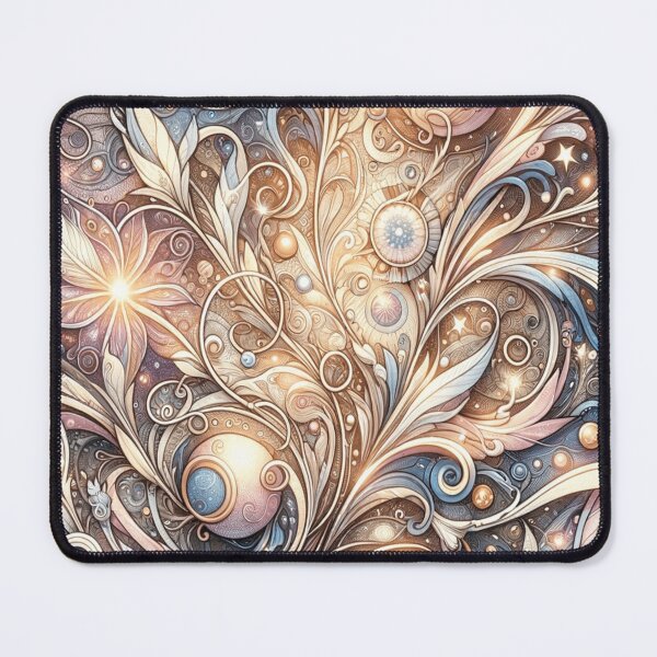 Item preview, Galactic Floral Swirl designed and sold by TeslaSt0re.
