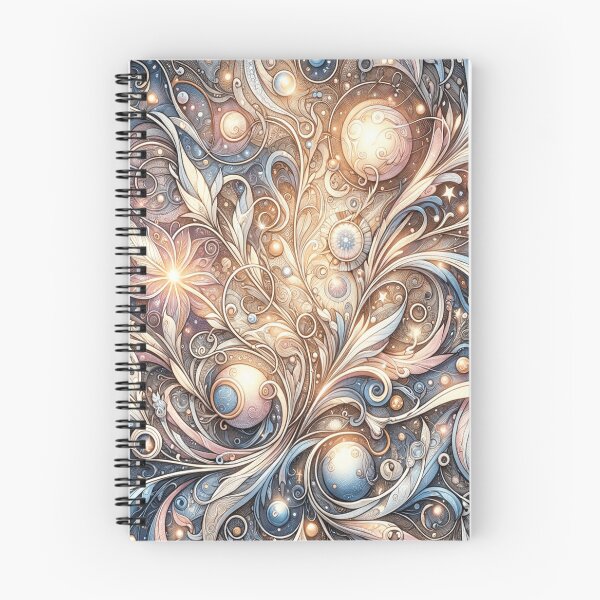 Item preview, Galactic Floral Swirl designed and sold by TeslaSt0re.