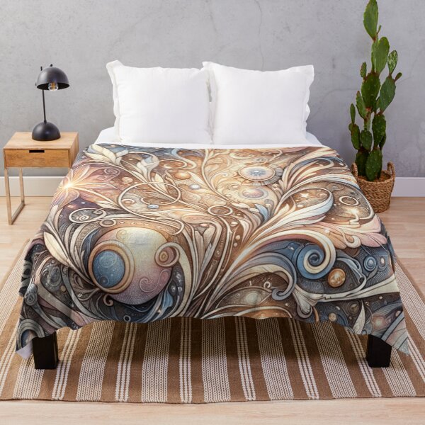 Item preview, Galactic Floral Swirl designed and sold by TeslaSt0re.