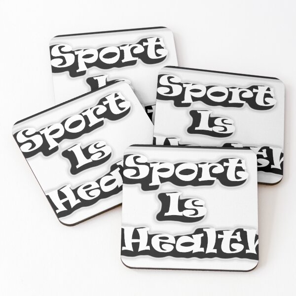 Item preview, Sport is health designed and sold by Malik-Designs.