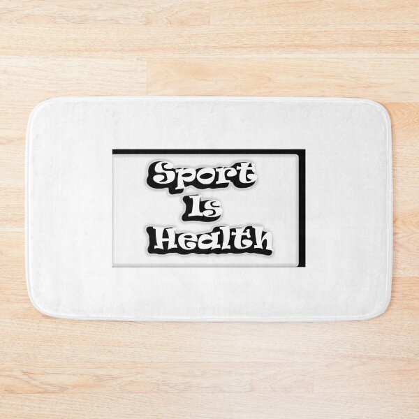 Item preview, Sport is health designed and sold by Malik-Designs.