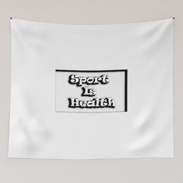 Item preview, Sport is health designed and sold by Malik-Designs.