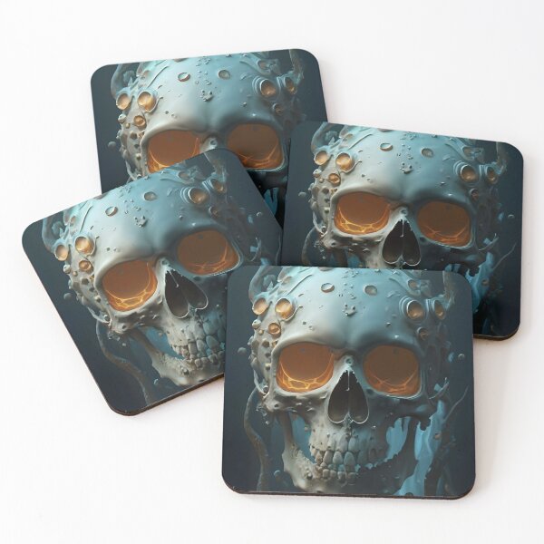 Item preview, A skeleton face in ocean sea designed and sold by MalakShams.