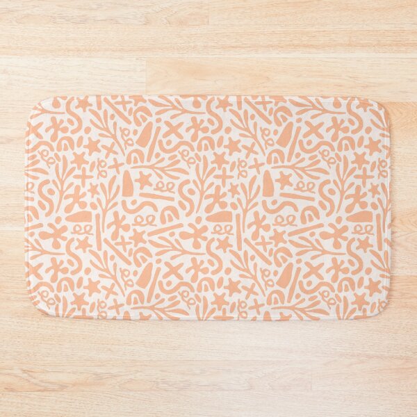 Item preview, Funky Shapes Doodle Pattern - Peach Fuzz designed and sold by Kevin-PR.