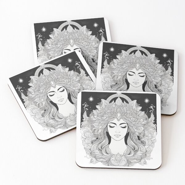 Item preview, a spiritual women pray a night designed and sold by JangmiHorang.
