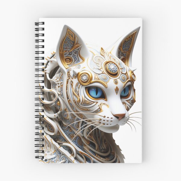 Item preview, Mechanical Mystique: Steampunk Cat in Modern Art designed and sold by LydieDigitalArt.