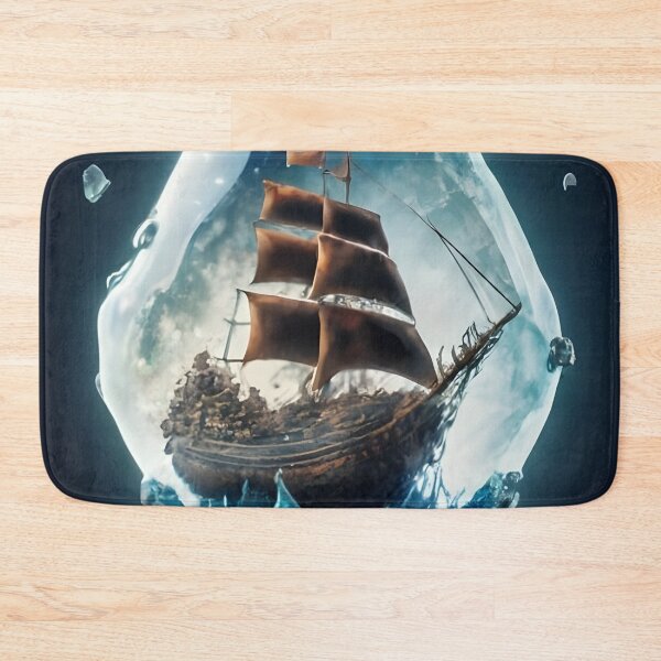 Item preview, A pirate ship in the glass bottle designed and sold by MalakShams.