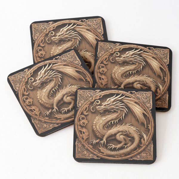 Item preview, Wood Dragon Zodiac designed and sold by letsgetinspired.