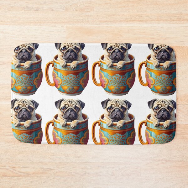 Item preview, Pug in a Mug Magic cutout designed and sold by EmeraldeaArt.