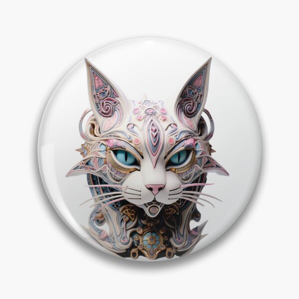Item preview, Copy of Mechanical Mystique: Steampunk Cat in Modern Art designed and sold by LydieDigitalArt.