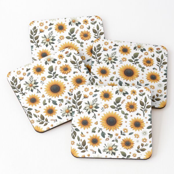 Item preview, Sunflower Radiance: Vibrant Sunflower Pattern for a Bright Aura designed and sold by ProjectNoah.