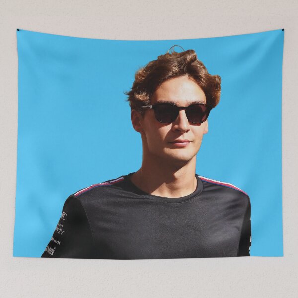 Item preview, George F1 Driver New Hairstyle Lewis Hamilton's Teammate designed and sold by FormulaGTee1.