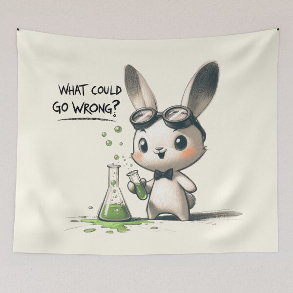 Item preview, Curious Bunny's Experiment designed and sold by RuyaFab.