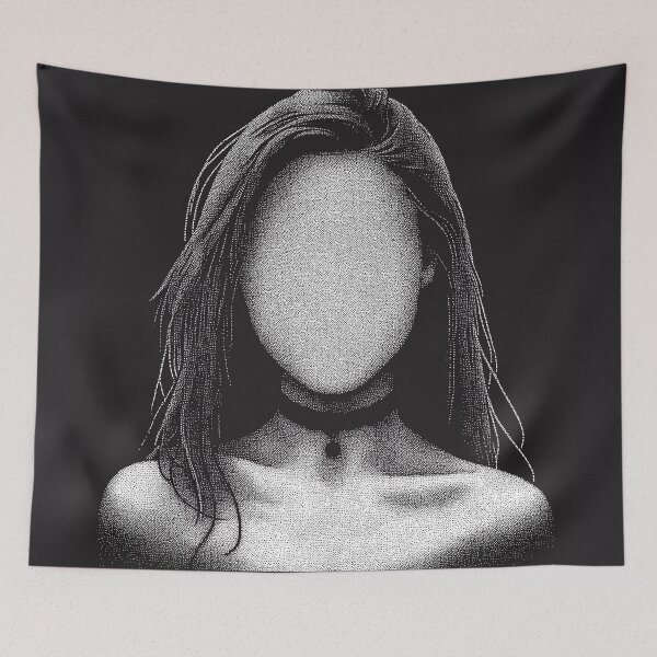 Item preview, faceless girl designed and sold by harshu77.