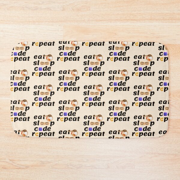 Item preview, Eat Sleep Code repeat Gamer Coding loop designed and sold by Minibubb.