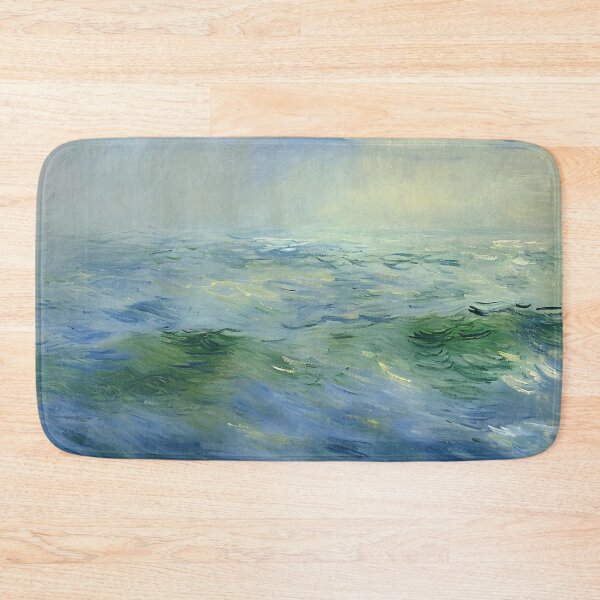 Item preview, Blue Abstract Waves Ocean Boho designed and sold by trajeado14.