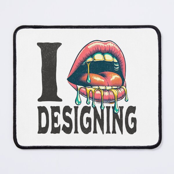 Item preview, I LOVE DESIGNING designed and sold by Retro-Rebellion.