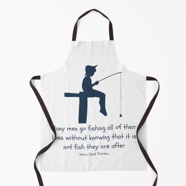 Item preview, Child fishing design with Thoreau quote designed and sold by Alyn8.