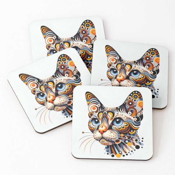 Item preview, Dynamic Devon Rex Tribute designed and sold by BastKittyStore.