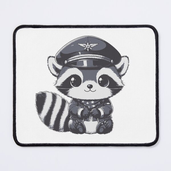 Item preview, cartoon racoon/ racoon with pilot hat designed and sold by Kr1tos.