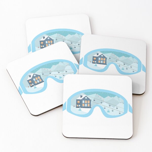 Item preview, Ski Goggle Mountain Icon designed and sold by sendithomie.