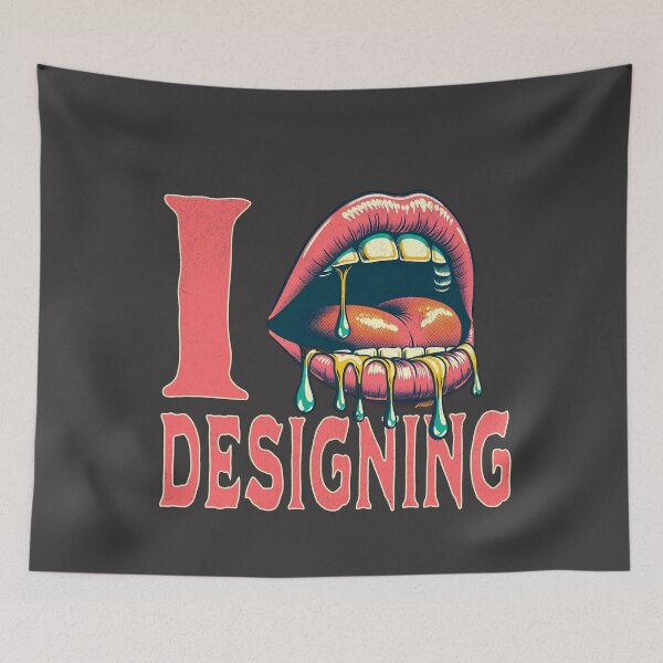Item preview,  I LOVE DESIGNING designed and sold by Retro-Rebellion.