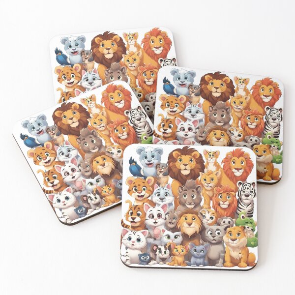 Item preview, Joyful Critters: Happy Cute Animals Collection 6 designed and sold by PatternXS.