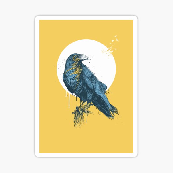 Aperçu de l'œuvre Corbeau bleu III créée et vendue par soltib.