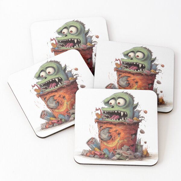 Item preview, Garbage Bin Monster Classic T-Shirt designed and sold by GarbageDude.
