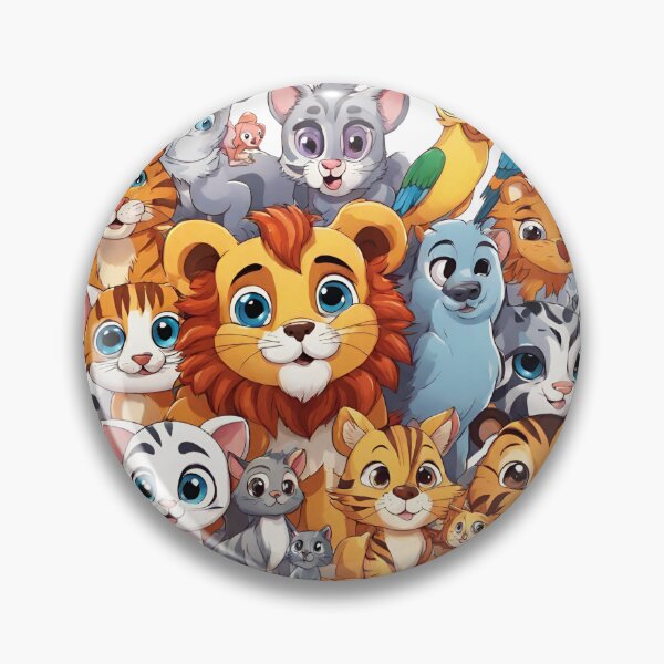 Artikelvorschau, Joyful Critters: Happy Cute Animals Collection 7 entworfen und verkauft von PatternXS.