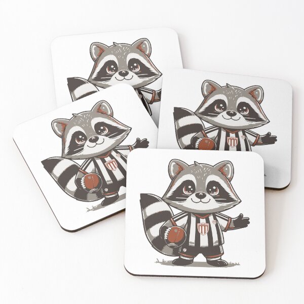 Item preview, Football racoon/ cartoon cute racoon designed and sold by Kr1tos.